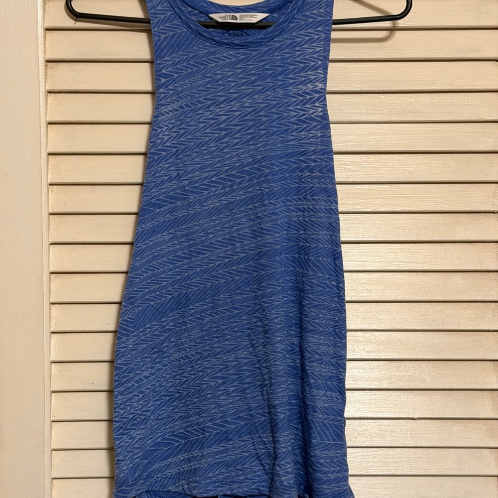 The North Face Blue Patterned Tank Top